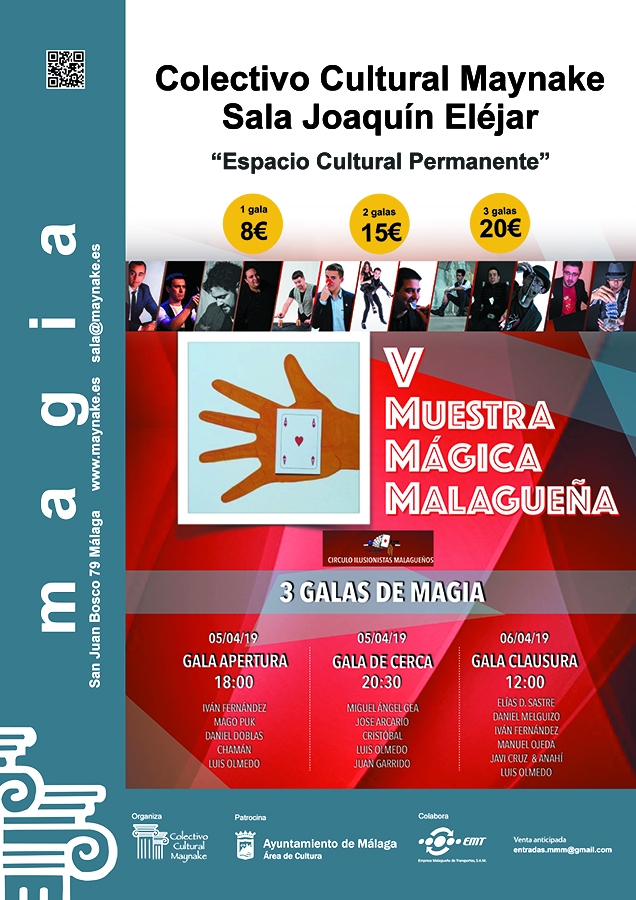 V Muestra Mágica Malagueña en Sala Joaquín Eléjar de Málaga