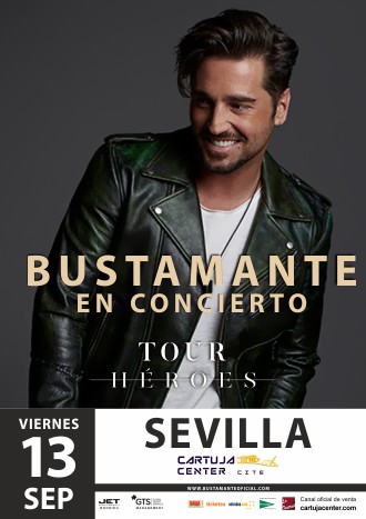 David Bustamante presenta Tour Héroes en el Cartuja Center de Sevilla