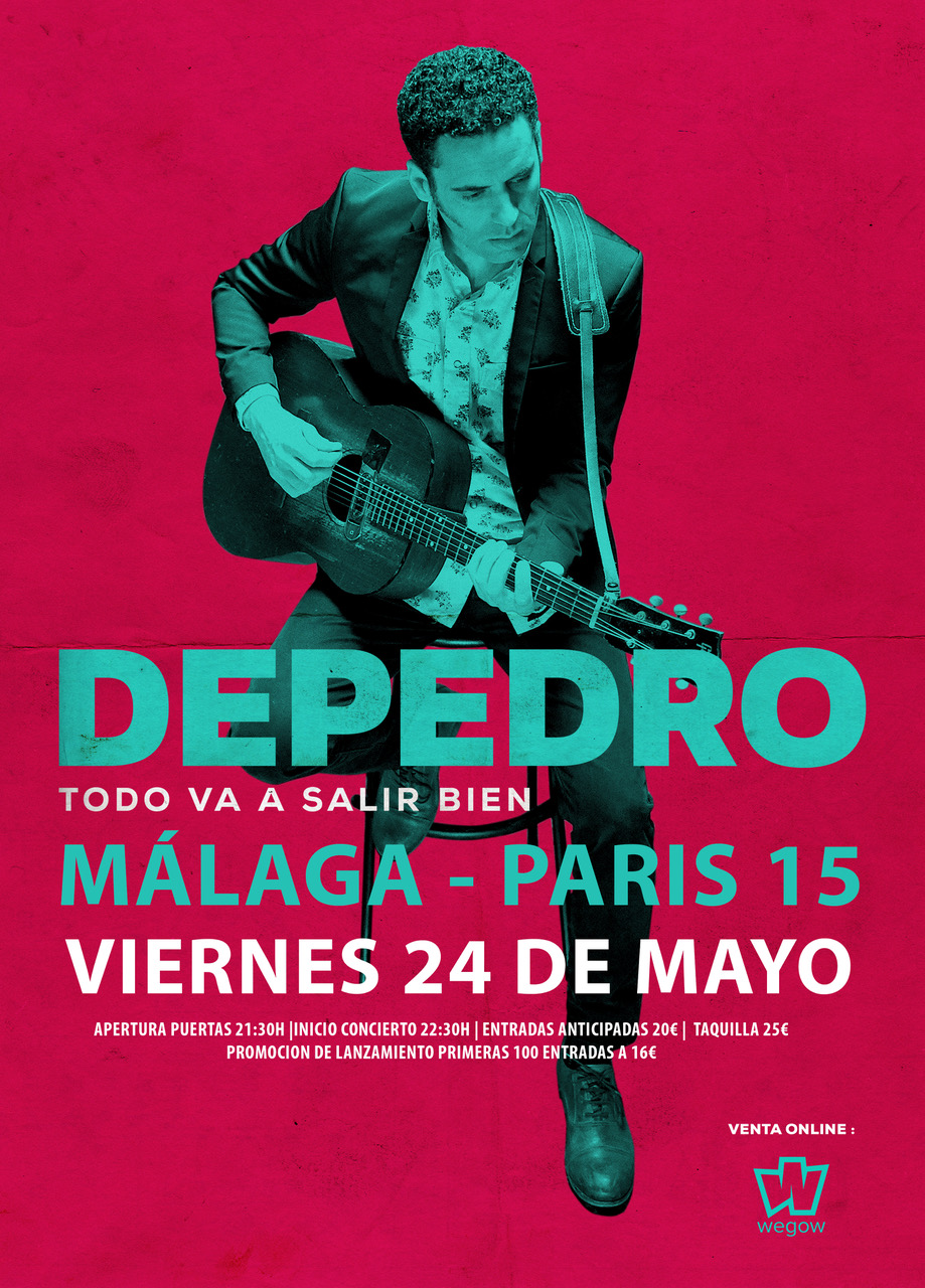Depedro presenta Todo va a salir bien en Sala París 15 de Málaga