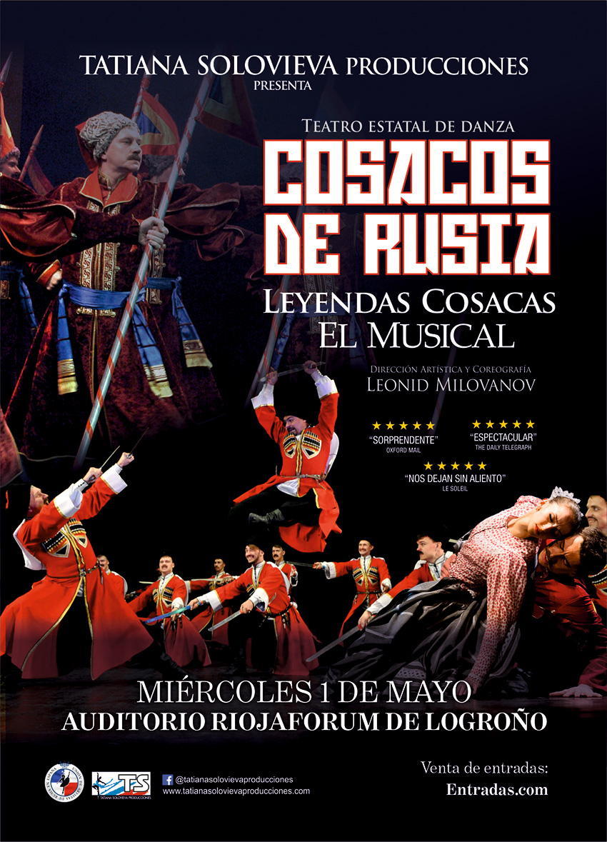 Leyendas Cosacas espectáculo de música y danza Cosacos de Rusia