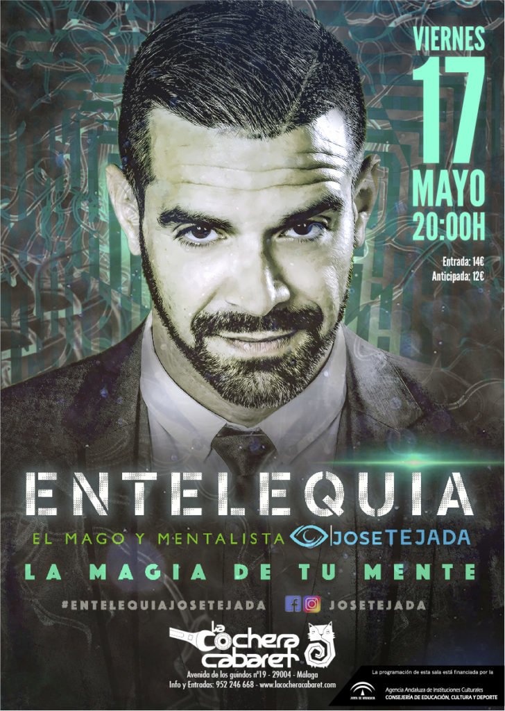 Jose Tejada presenta Entelequia en La Cochera Cabaret de Málaga