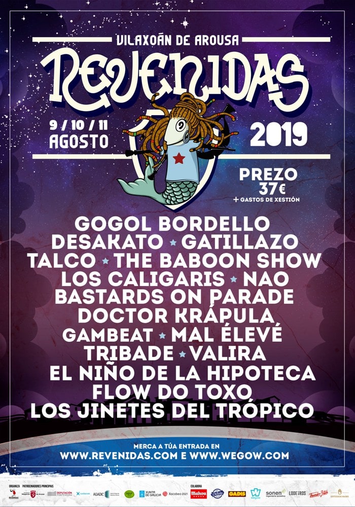 Cartel definitivo del festival Revenidas de Vilaxoán