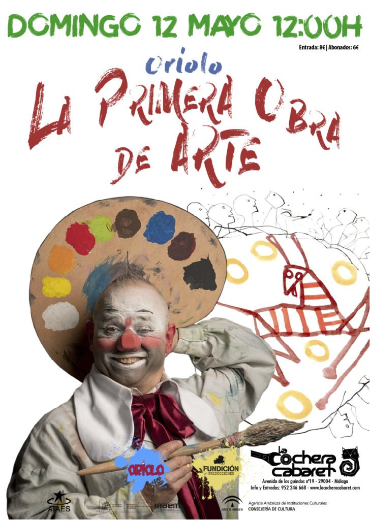 Teatro infantil con Oriolo y La Primera Obra de Arte en La Cochera Cabaret de Málaga