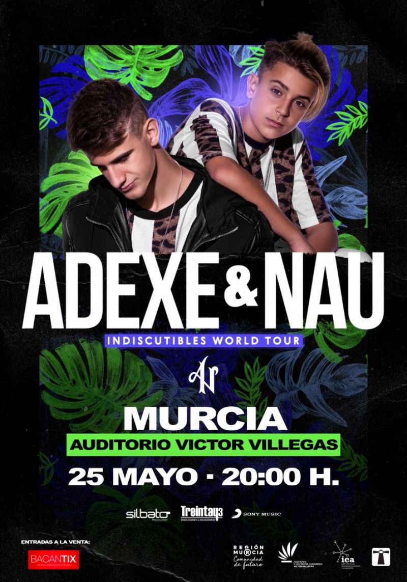 Adexe & Nau en el Auditorio de Murcia ‘Indiscutibles world tour’