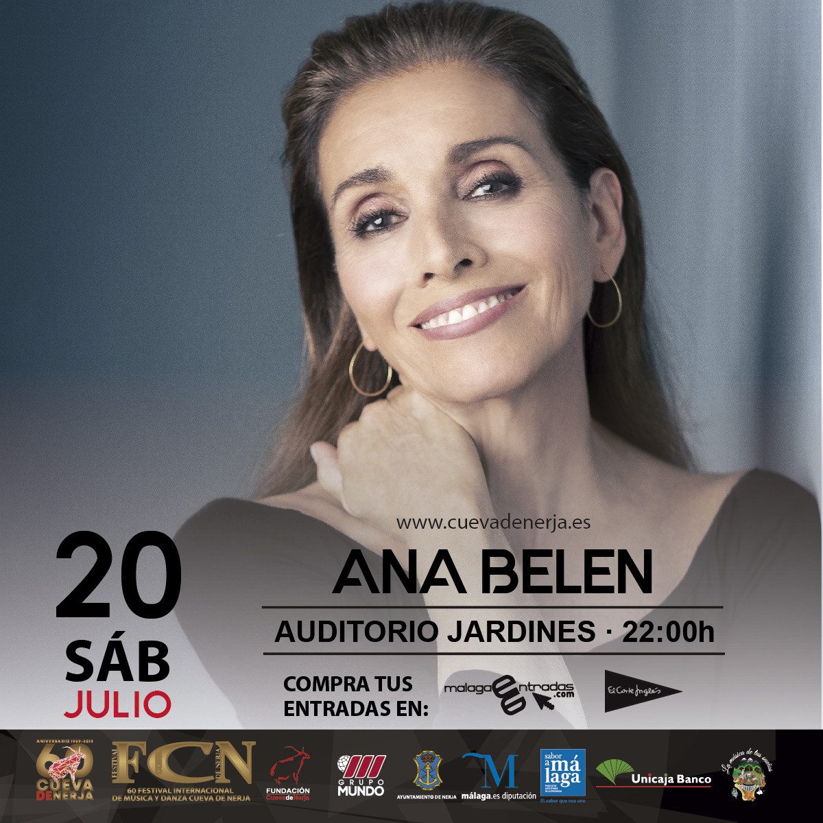 Ana Belén presenta Vida en la Cueva de Nerja en Málaga