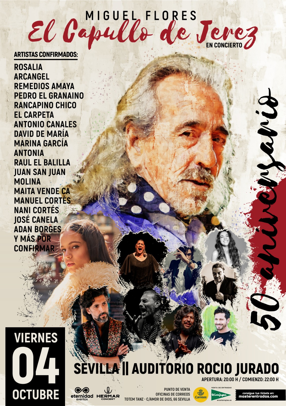 Capullo de Jerez 50 Aniversario en el Auditorio Rocío Jurado de Sevilla