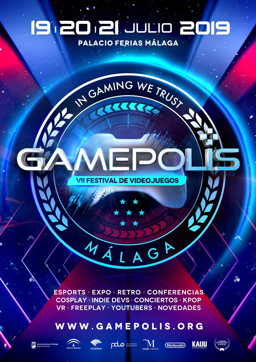 Gamepolis 2019 – Festival de Videojuegos en Fycma Málaga