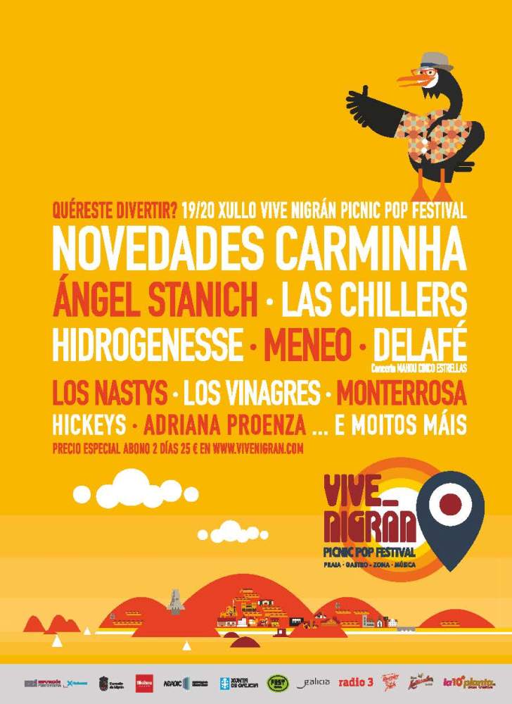 Vive Nigrán, picnic-Pop festival en playa América