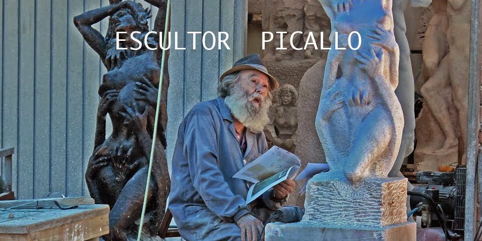 Creando con Magín Picallo, taller de escultura en Goián