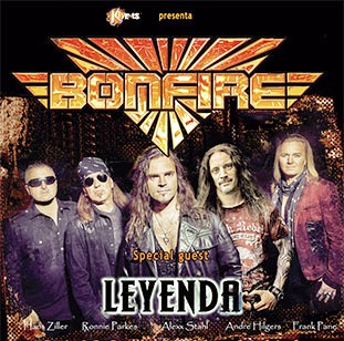 Bonfire y Leyenda en la Sala Porta Caeli Global Music