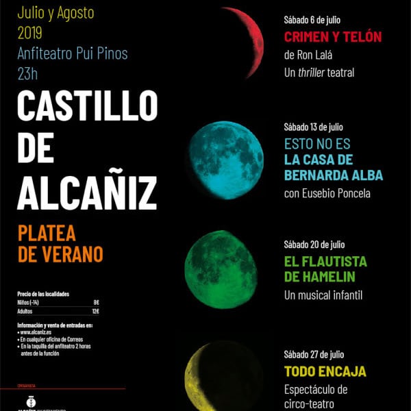 Festival Castillo de Alcañiz 2019 en Anfiteatro Pui Pinos de Alcañiz en Teruel