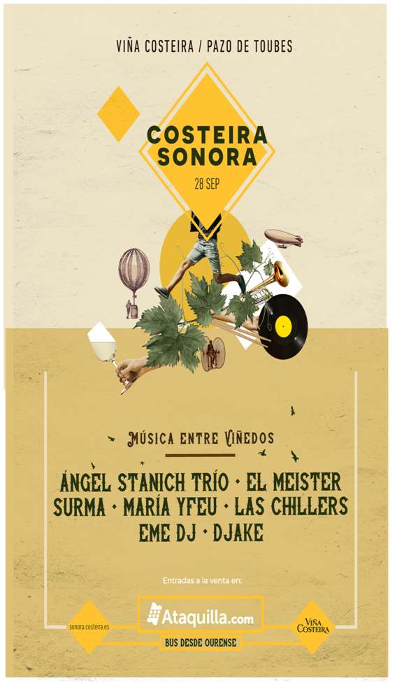 Costeira Sonora, festival de vino y música en Ourense