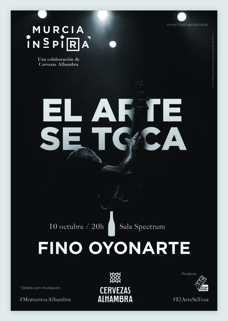 Fino Oyonarte inicia la temporada de El Arte Se Toca de Murcia Inspira