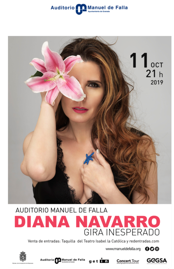 Diana Navarro presenta su gira Inesperado en el Manuel de Falla Granada