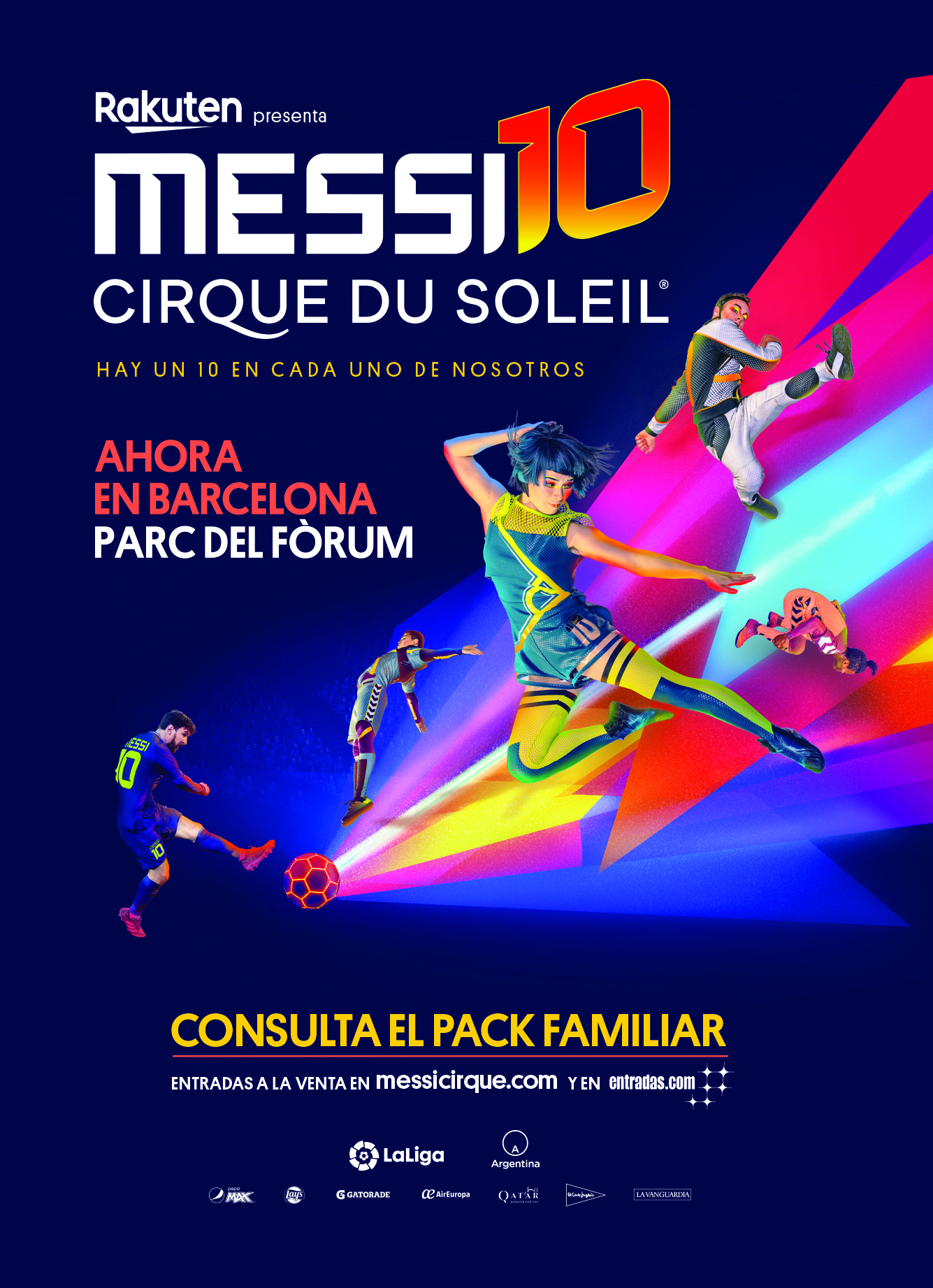 “Messi10 by Cirque du Soleil”¡ÉXITO DE VENTAS! ¡NUEVAS FUNCIONES DISPONIBLES!