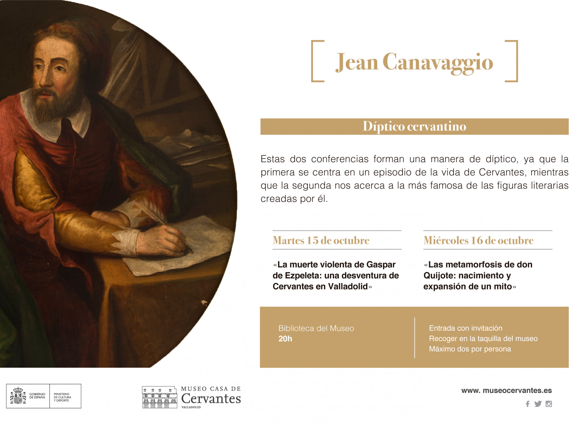 En el Museo Casa de Cervantes, Jean Canavaggio analiza la muerte violenta de Ezpeleta y las metamorfosis del Quijote