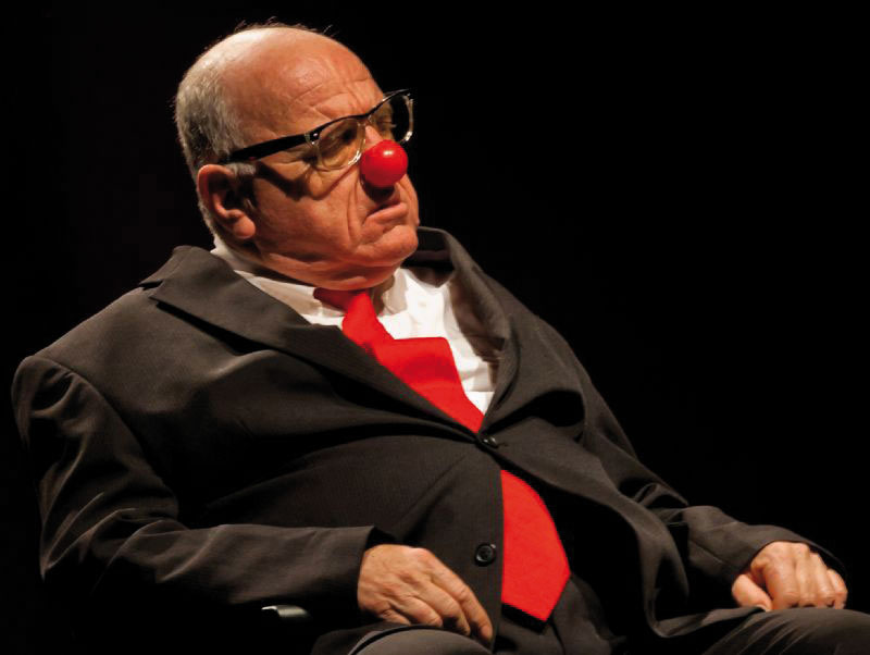 Leo Bassi con El último bufón en el Festival de Teatro de Humor de Santa Fe 2019, 25 edición