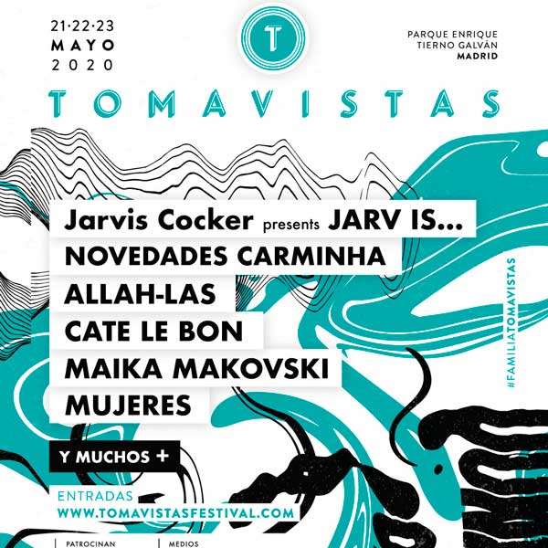 Concierto de Tomavistas 2020 en Parque Enrique Tierno Galván en Madrid – CANCELADO