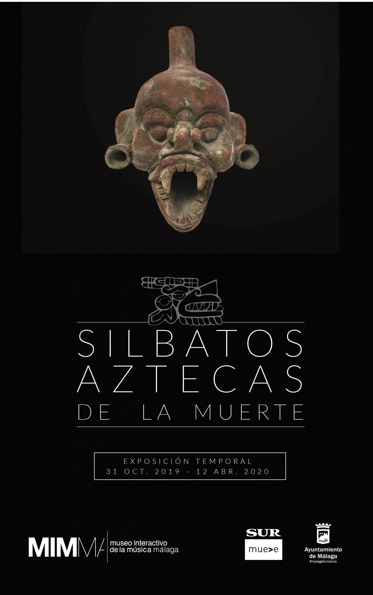Exposición Silbatos Aztecas de la Muerte en el MIMMA Málaga CERRADO