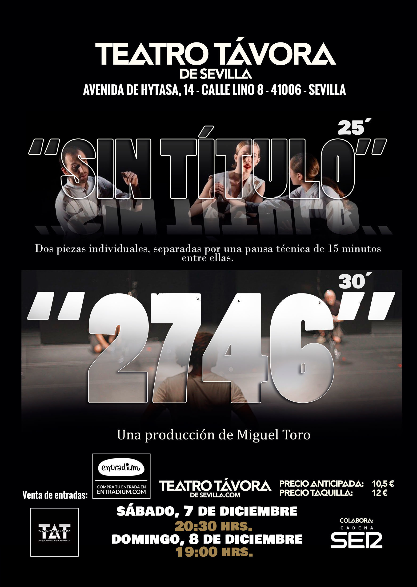 Sin Título + 2746 en Teatro Távora de Sevilla