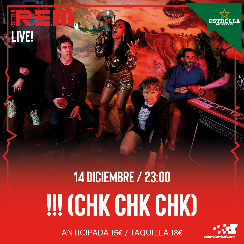 !!!CHK – CHK – CHK en concierto en Sala REM de Murcia