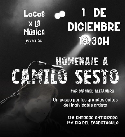 Homenaje a Camilo Sesto en el Teatro Cervantes