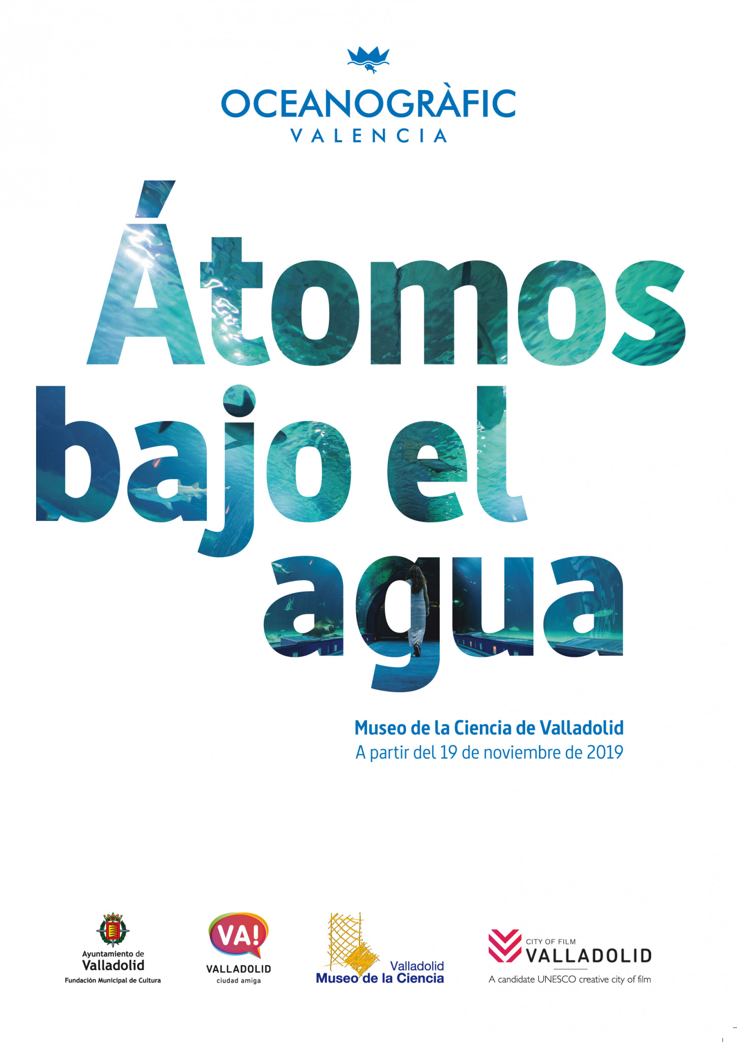 Exposición temporal Átomos Bajo el Agua en el Museo de la Ciencia