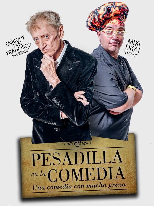Pesadilla en la comedia, espectáculo de humor en Vigo