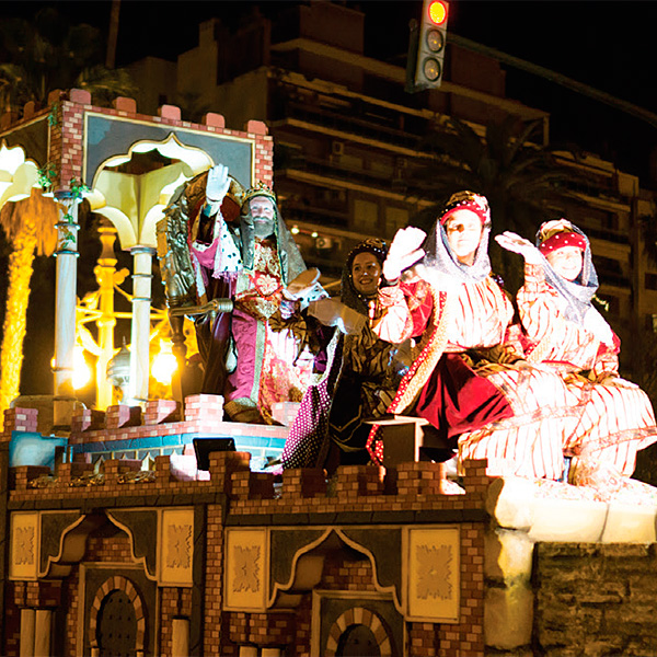 Cabalgata de Reyes de Valencia en Avinguda de Navarro Reverter