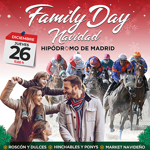 Family Day Navidad en el Hipódromo de La Zarzuela en Madrid