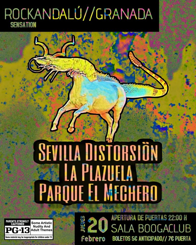 Parque El Mechero + Sevilla Distorsión + La Plazuela en Boogaclub en Granada