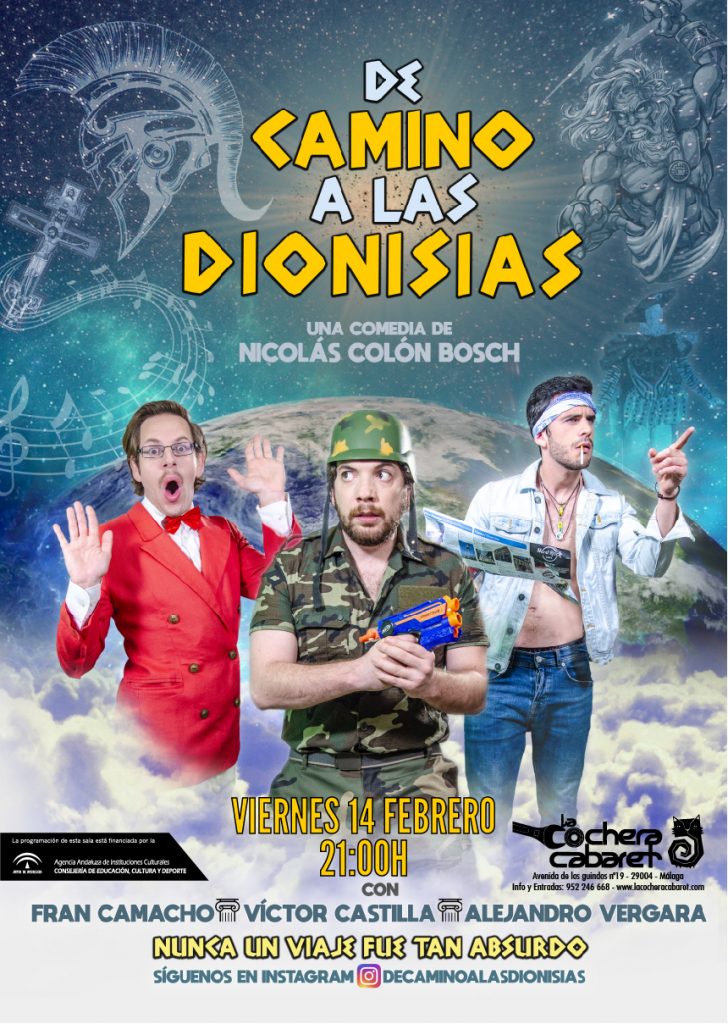 De Camino a las Dionisias en La Cochera Cabaret de Málaga