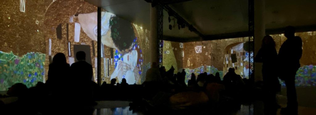 Exposición inmersiva El Oro de Klimt en Málaga