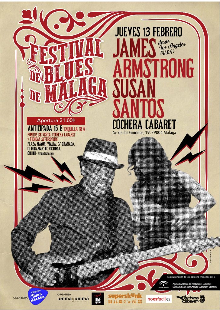 Festival de Blues de Málaga en La Cochera Cabaret