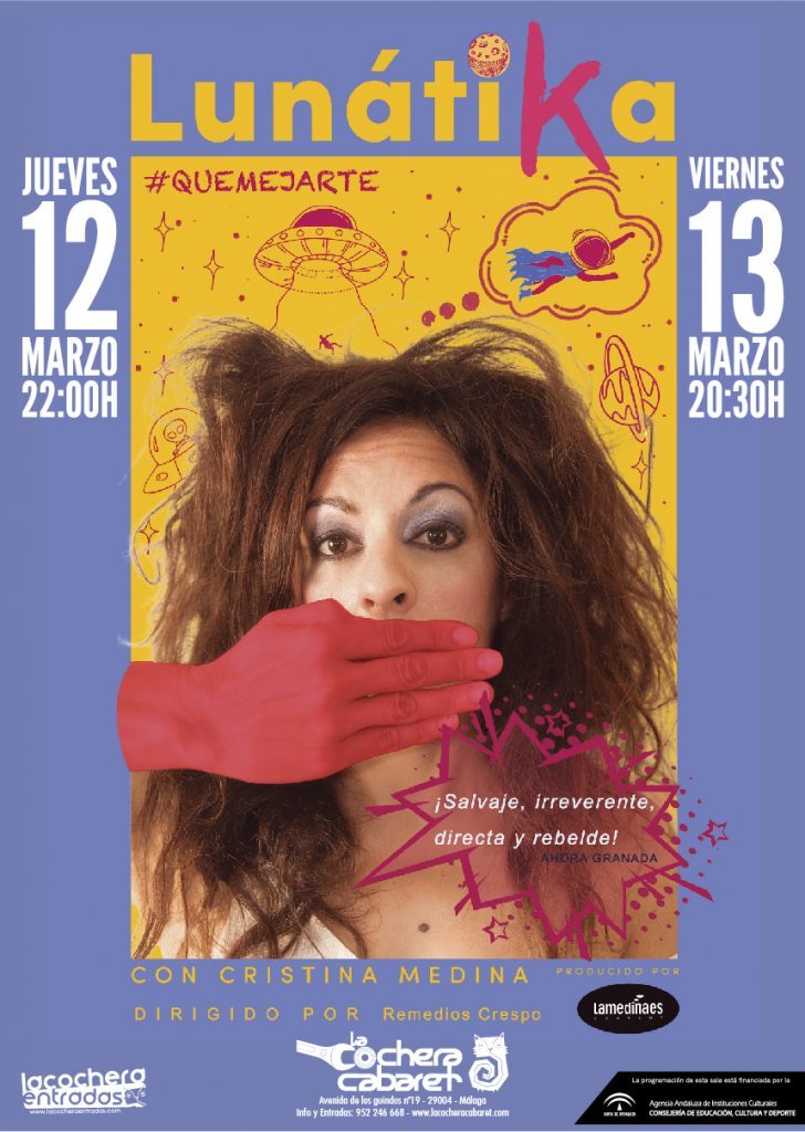 Lunátika en La Cochera Cabaret de Málaga
