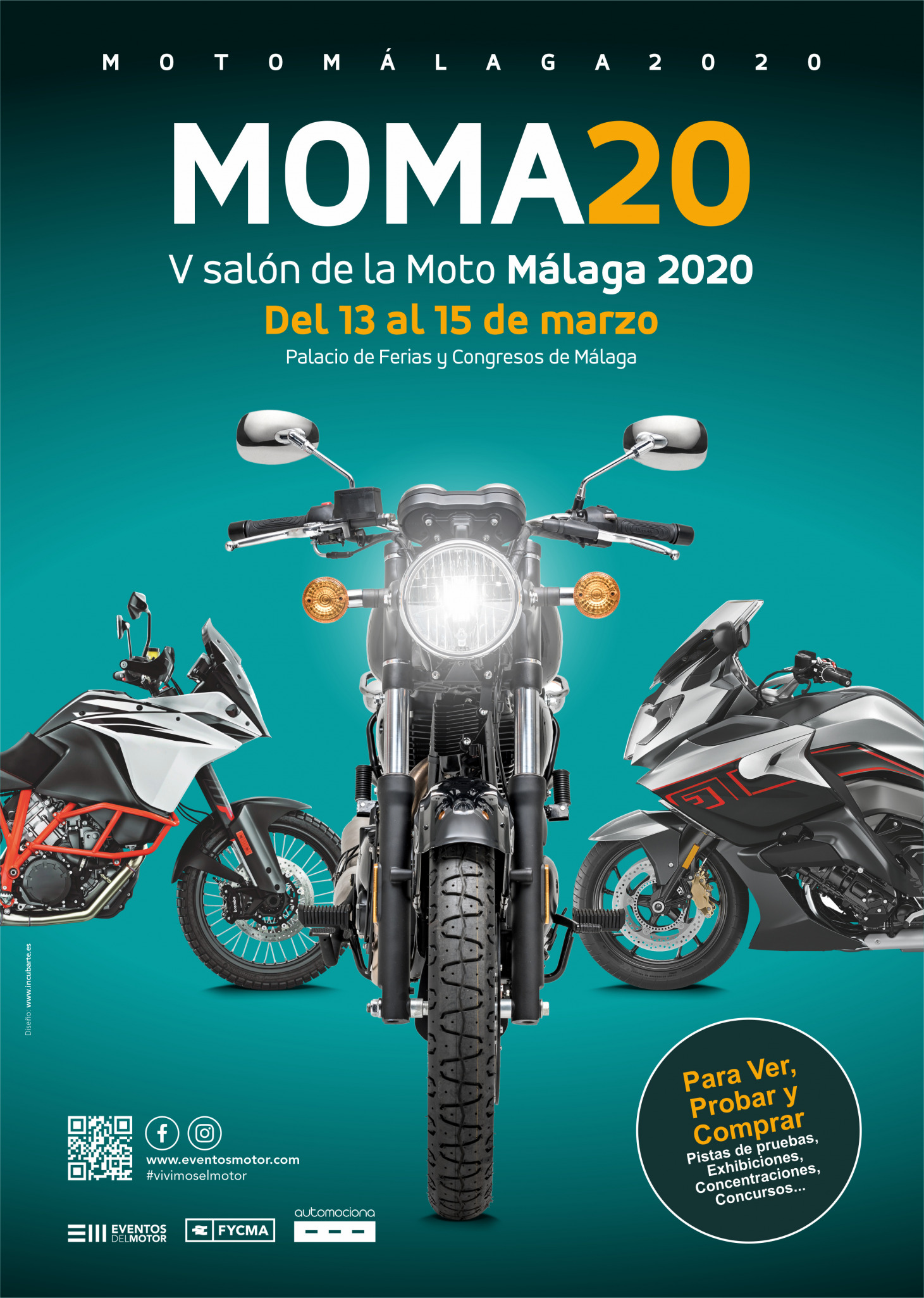 MOMA 2020 – V Salón de la moto en Fycma Málaga APLAZADO