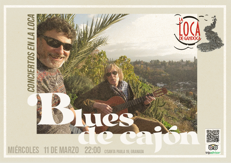 Concierto de Blues de Cajón en La Loca de Gandoca de Granada