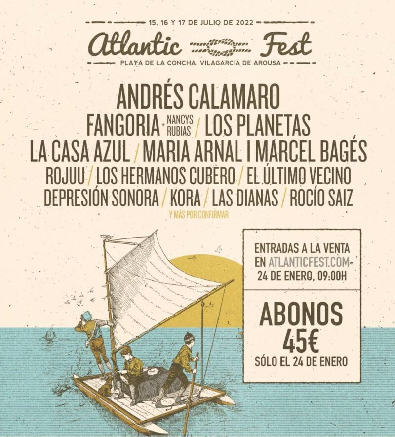 Atlantic fest vuelve en 2022 a Vilagarcía de Arousa con una nueva edición