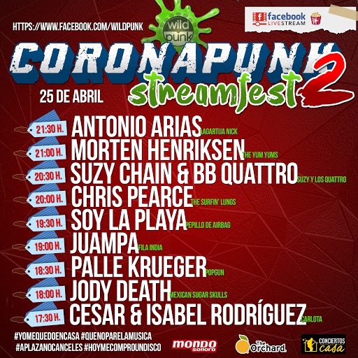 CORONAPUNK Streamfest 2, el festival en directo para hacértelo pasar bien en cuarentena