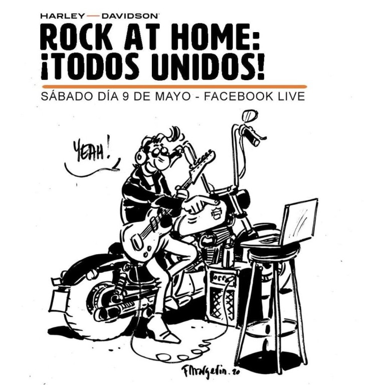 Rock at home, festival de música benéfico en streaming