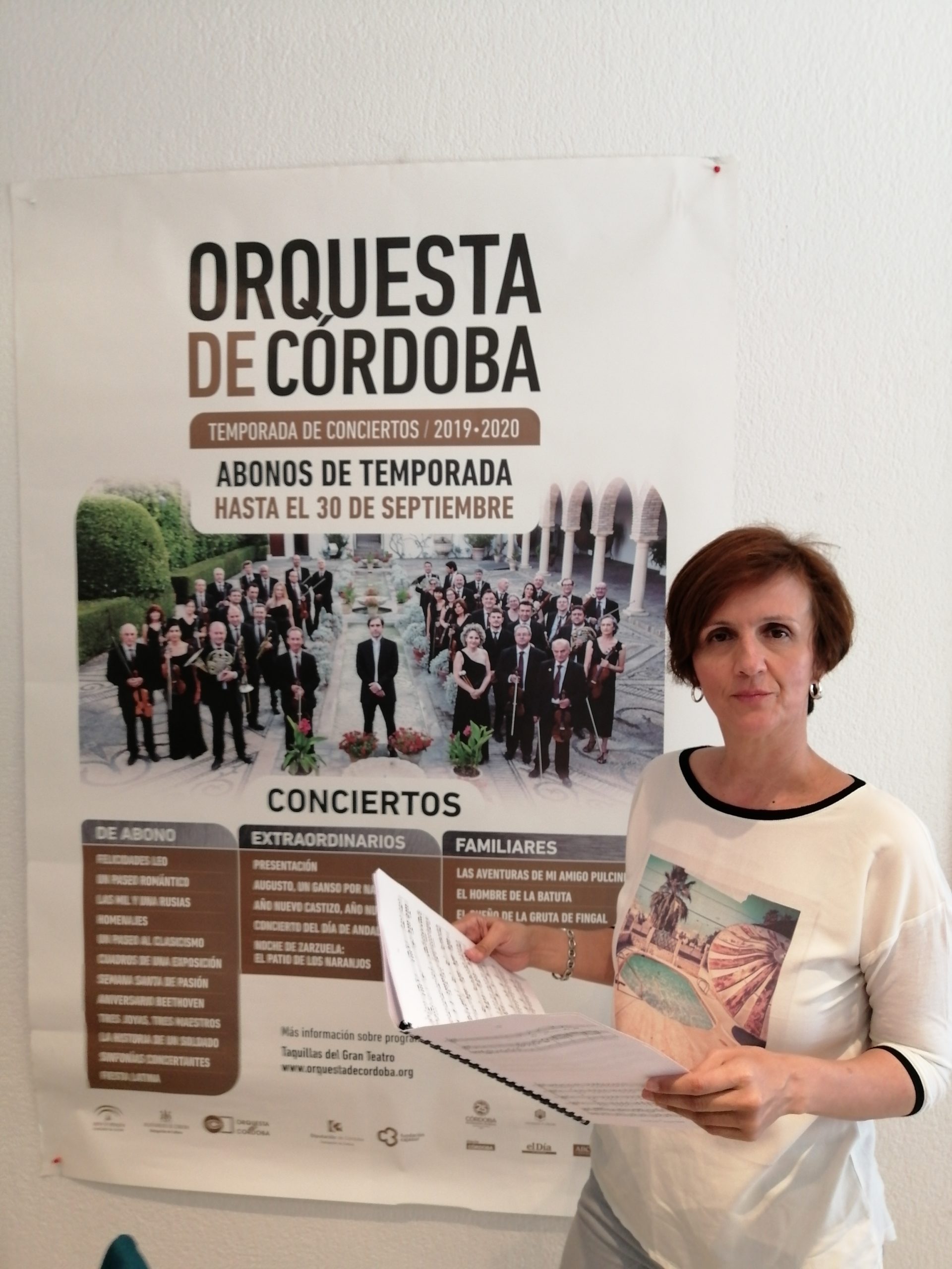 Estefanía Montes Wizner, gerente del Consorcio Orquesta de Córdoba