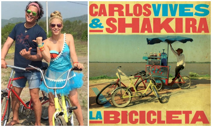 `Música de nuestras Vidas´ hoy Shakira y Carlos Vives y su tema la Bicicleta