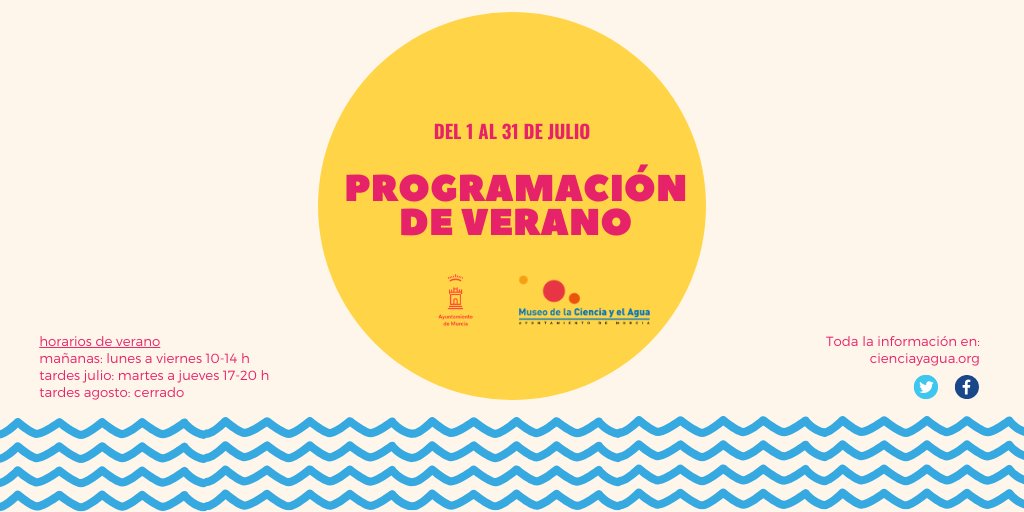 Programación de verano en el Museo de la Ciencia y el Agua de Murcia