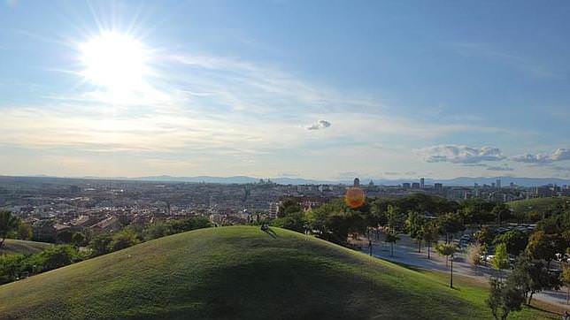 Vista de Madrid desde el Parque de las Siete Tetas