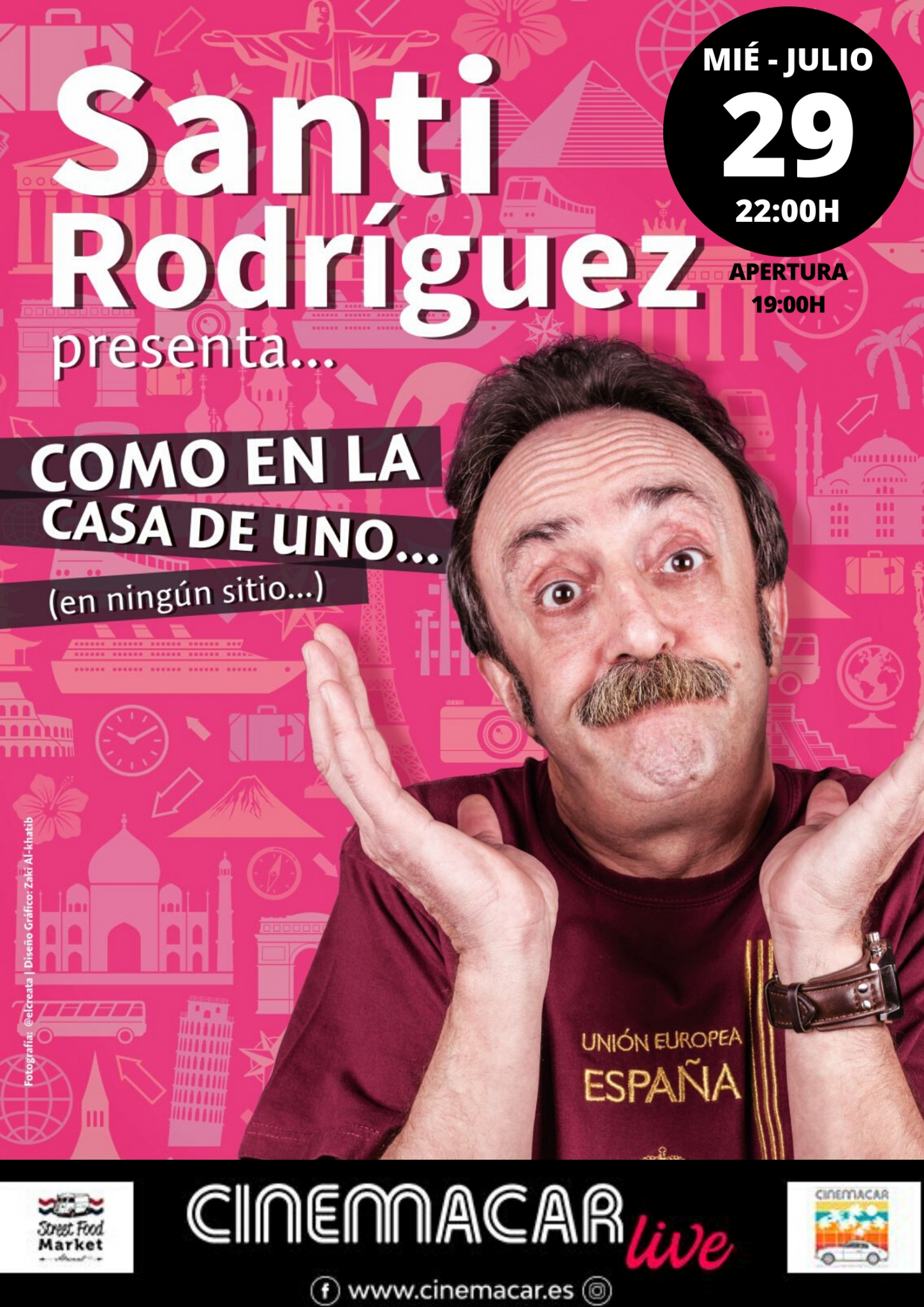 Santi Rodríguez en Cinemacar Alicante