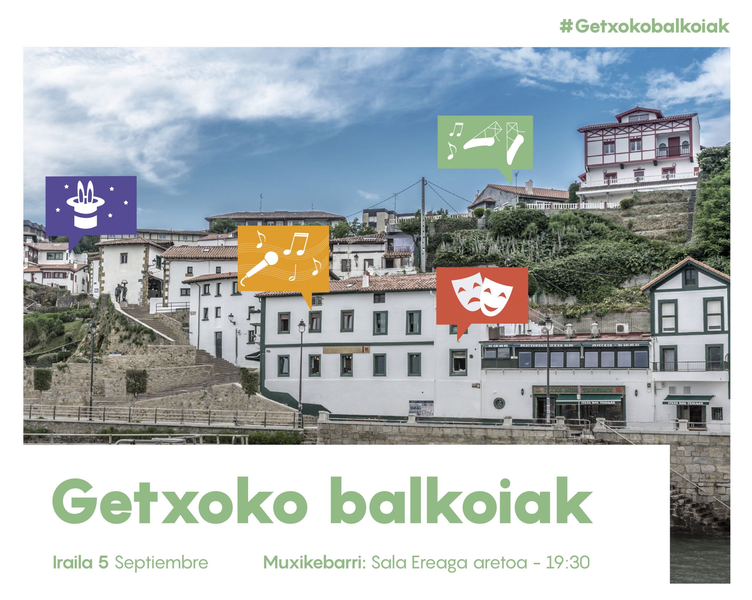 ‘Balcones de Getxo’ muestra en Muxikebarri los trabajos premiados