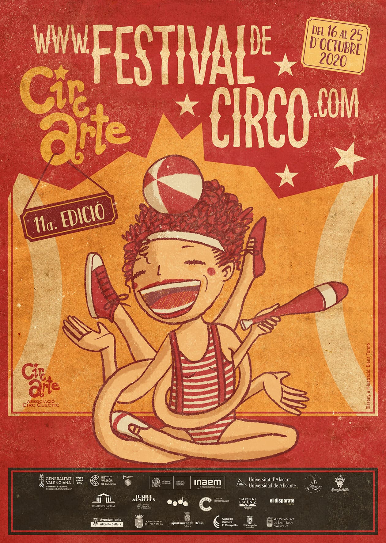 Programación de la 11ª Edición Festival de circo contemporáneo Circarte 2020