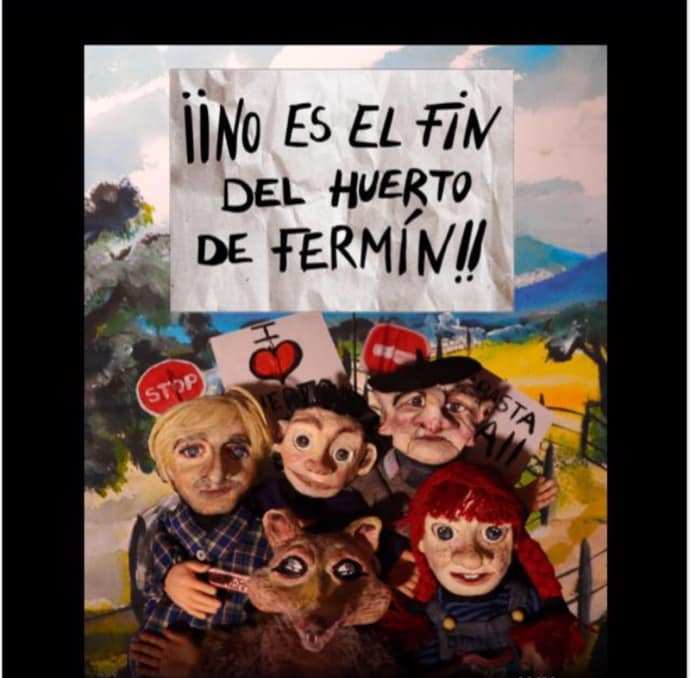 No es el fin del huerto de Fermín, títeres para niños en Vigo