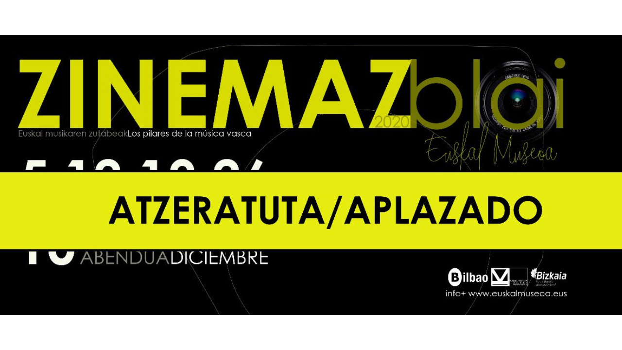 Se aplaza el Ciclo de Cortos Zinemaz Blai 2020 del Museo Vasco