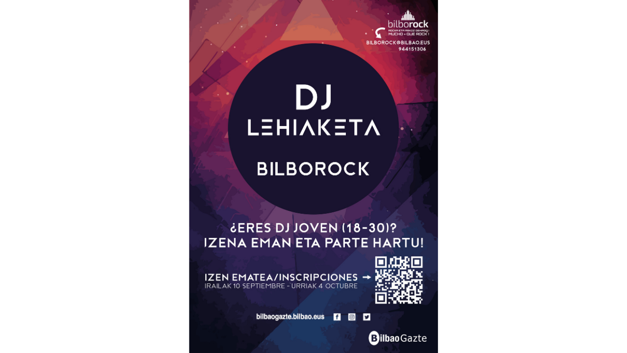 Este viernes se celebrará la final de «DJS LEHIAKETA» en Bilborock
